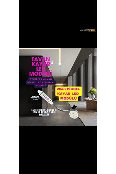 ankarateknik Kayar Led Modülü / Tek renk piksel led Modülü