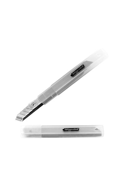 Bigpoint High Carbon Steel Utility Knife Replacement - 9 Mm, Narrow, 10-Pack, Sharp and Durable