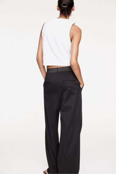 H&M Straight jersey trousers