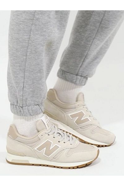 New Balance Classics Wl565 Light Beige Sneaker Women's Casual Sneakers