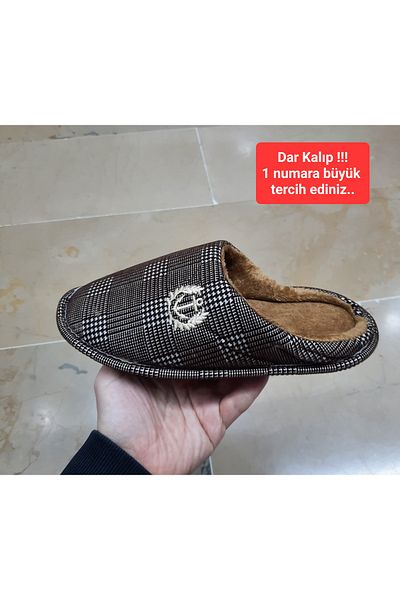 BRGL Ανδρικές εξαιρετικά ελαφριές μαλακές πτυσσόμενες παντόφλες για το σπίτι με γούνα στο εσωτερικό
