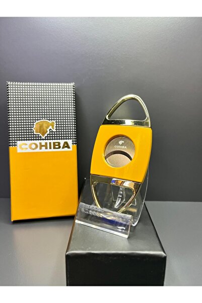 COHİBA Özel Seri Paslanmaz Çelik Premium Puro Makası - Puro Kesici