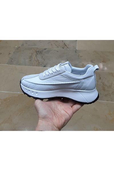 BRGL Women's Inner-Outside Genuine Leather Orthopedic Ultra Light Walking Sole Daily Casual Shoes