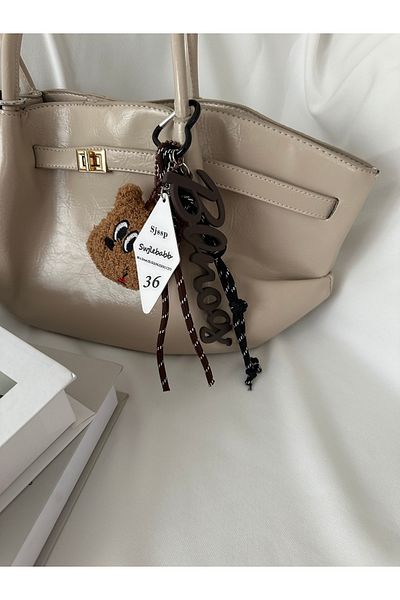 Night Teddy Bear Bonog Charm, Bag Charm, Αξεσουάρ τσάντας ειδικής σχεδίασης
