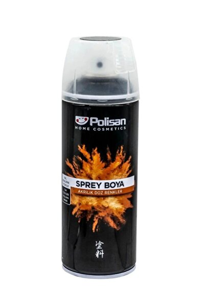 Polisan Akrilik -Sprey Boya -Mat -Beyaz 400ml.