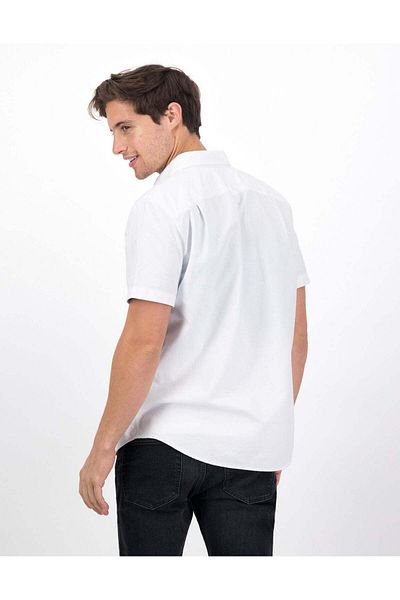 AMERICAN EAGLE Ae Classic Fit Oxford Short-sleeve Button-up Shirt
