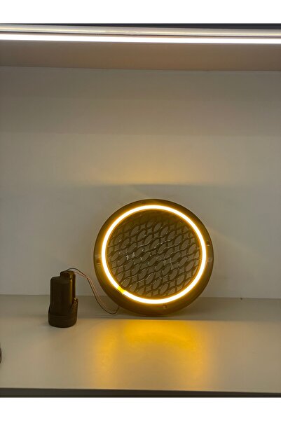 Foxus TURUNCU AMBER RENGİ 20 CM IŞIKLI HOPARLÖR KAPAĞI 1. KALİTE PARKLAK ABS