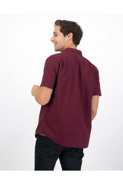 AMERICAN EAGLE AE Classic Fit Oxford Short-Sleeve Button-Up Shirt