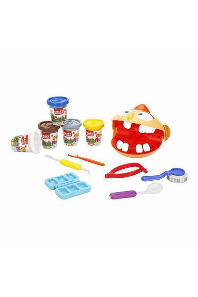 Sunman Nessiworld 3617 Crafy Jr. Toothy Play Dough Set 12 Pieces
