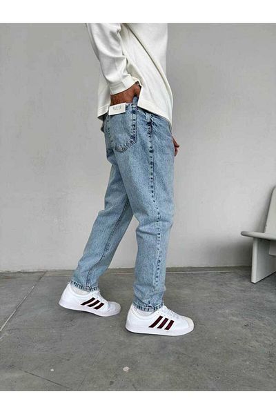 Gambocci Men's Casual Fit Boyfriend Jeans