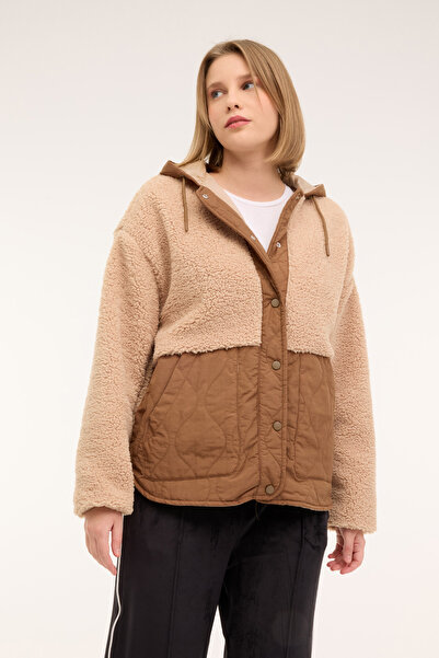 lumberjack WL HANNAH 6CT2008 4PR Camel Γυναικείο Παλτό