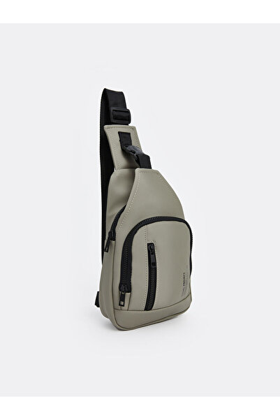 LC Waikiki Beige Zippered Men's Chest Bag