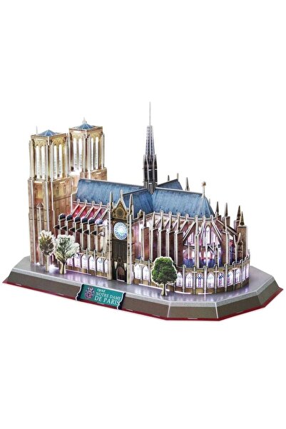 TimeStart CubicFun Notre Dame Paris Puzzle 3D 149 Parça LED Işıklı