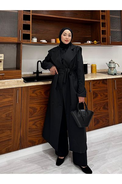 TANISA Valder Hijab Trench Vest Tns-4446