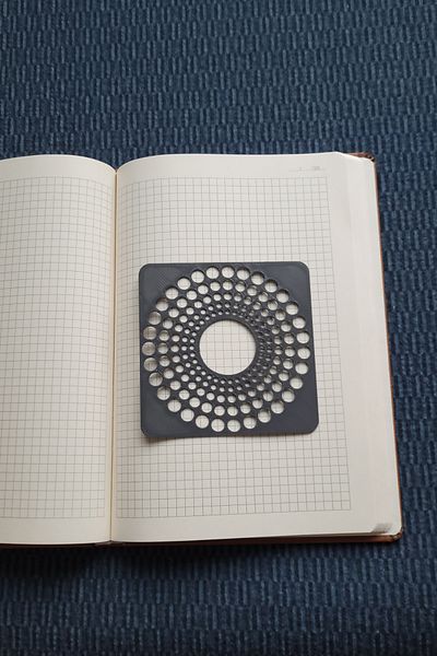 Karmelom Studio Monthly Performance Circle Template Ruler - Planning Template for Agenda & Notebook
