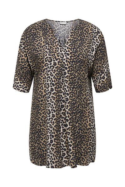Only Carmakoma Tunika mit halber Knopfleiste CARNOVA Kurzes Kleid