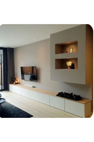 Decoroys Luna Tv Ünitesi 360 cm kum beji