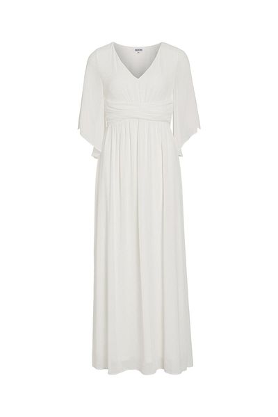 VILA Maxikleid V-Ausschnitt