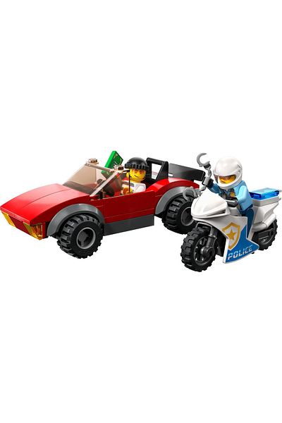 LEGO 60392 City - Police Motorcycle Car Tracker 59 Pieces +5 Years