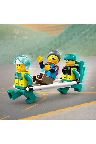 LEGO ® City Emergency Rescue Helicopter 60405 - Construction Set for Ages 6 and Up (226 Pieces)