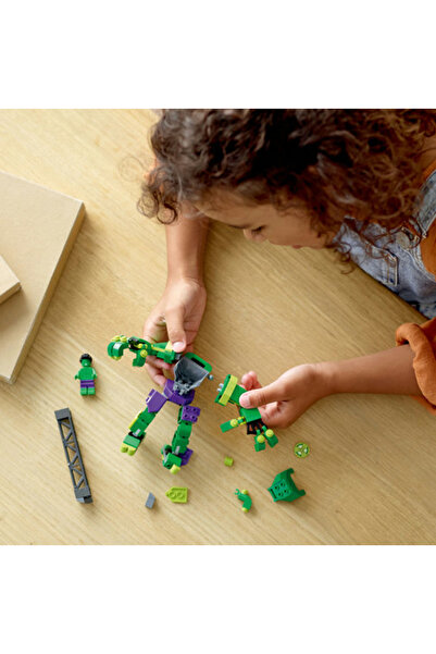 LEGO ® Marvel Hulk Robot Zırhı 76241 -6 Yaş ve Üzeri için Koleksiyonluk Oyuncak Yapım Seti(138 Parça)