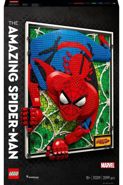 LEGO ® Art The Amazing Spider-Man 31209 - Creative Toy Model Building Set (2099 Pieces)