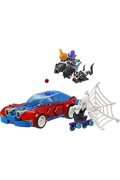 LEGO ®   سيارة سباق مارفل سبايدر مان وفينوم جرين جوبلين 76279 - مجموعة ألعاب 7+ (227 Pr)