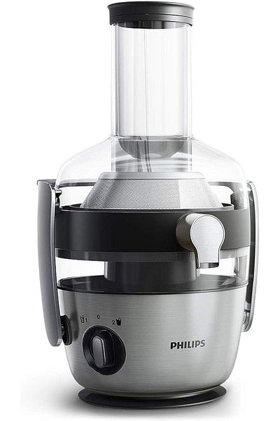 Philips Juicer Avance Collection - 1200W, 1L, XXL Feeding Tube, Quick Clean, Low Noise, Metal