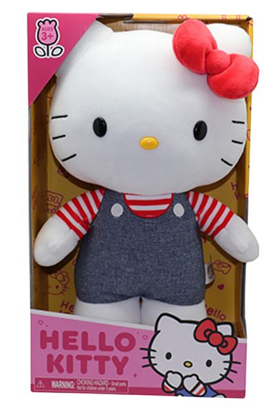 GIOCHI PREZIOSI Hello Kitty Surprise Plush 30 cm Jeans Jumpsuit