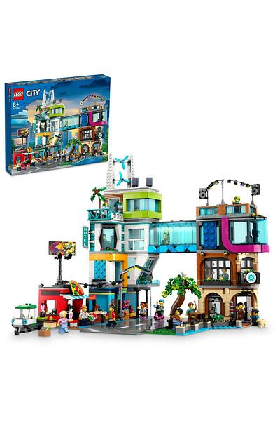 LEGO City City Center 60380 - Toy Construction Set for Ages 8 and Above (2,010 Pieces)