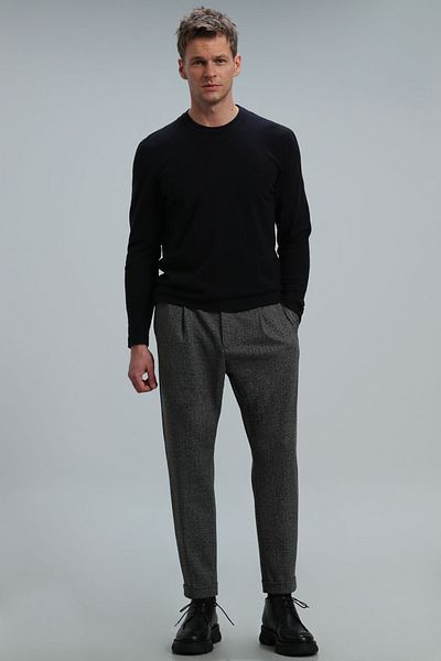 Lufian Ανδρικό πουλόβερ Speed - Dark Navy Blue