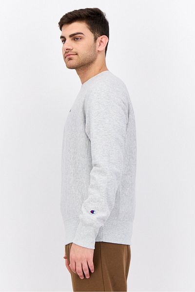 Champion Men Sportswear Fit Long Sleeves Outdoor Sweatshirt, Grey
