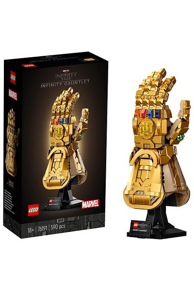 LEGO قفاز إنفينيتي 76191 - مجموعة بناء الألعاب الإبداعية لمحبي الأبطال الخارقين البالغين