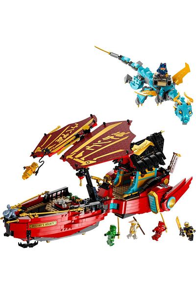 LEGO NinJaGO Destiny's Bounty 71797 - Construction Set for Kids (1739 Pieces) Race for Time Purpose