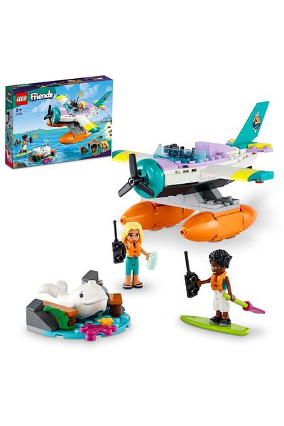 LEGO مجموعة ألعاب طائرة الإنقاذ البحرية 41752 من تي إكس فريندز (203 قطعة) نموذج جديد من تكس 72105