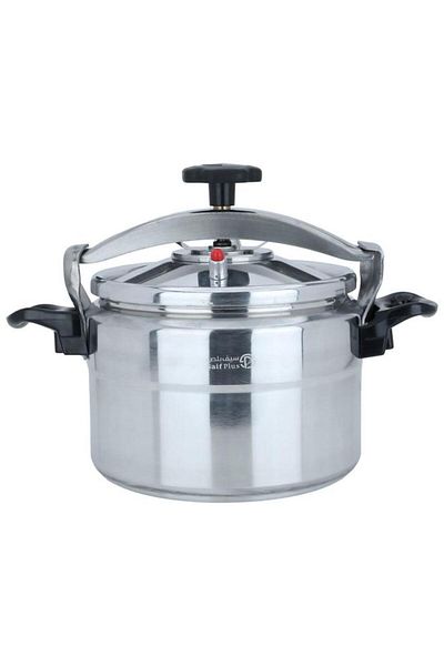 ALSAIF Aluminum Pressure Cooker 9 Liter Silver