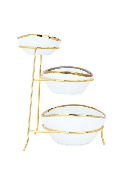 ALSAIF Steel Hanger 3 Boxes Gold