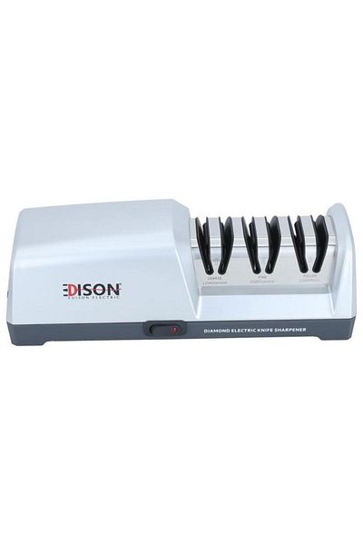 ALSAIF Electric Knife Sharpener 3 Levels 18 Watt Silver