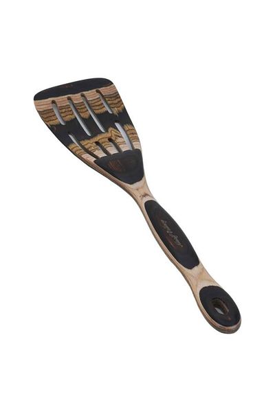 ALSAIF Wood Spatula Perforated Colored