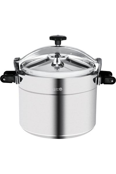 ALSAIF Aluminum Pressure Cooker 30 Litres 32 Cm Silver