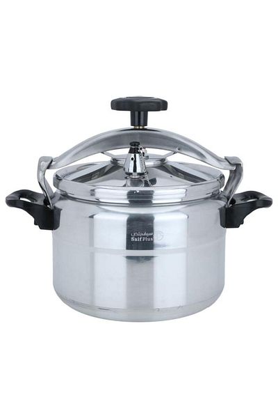 ALSAIF Aluminum Pressure Cooker 7 Litres 24 Cm Silver