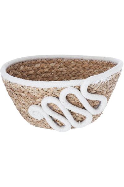 ALSAIF Wicker Basket Set 2 Pieces Beige