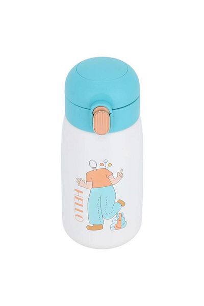 ALSAIF Plastic Water Bottle For Children 420 Ml Transparent