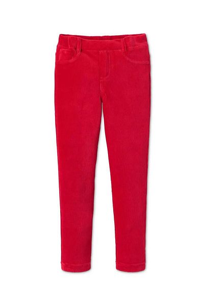 Tchibo Toddler Girls Pull,on Corduroy, Red Orange