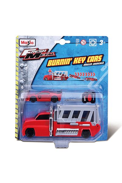 Maisto Red Burning Key Toy - Truck and Car