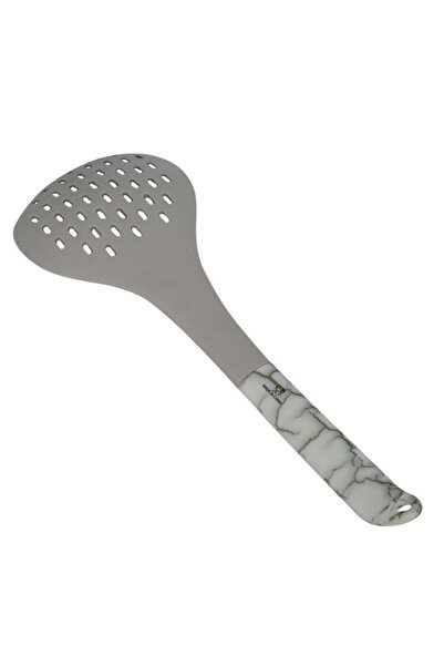 ALSAIF Silicone Scoop Spoon Perforated Gray