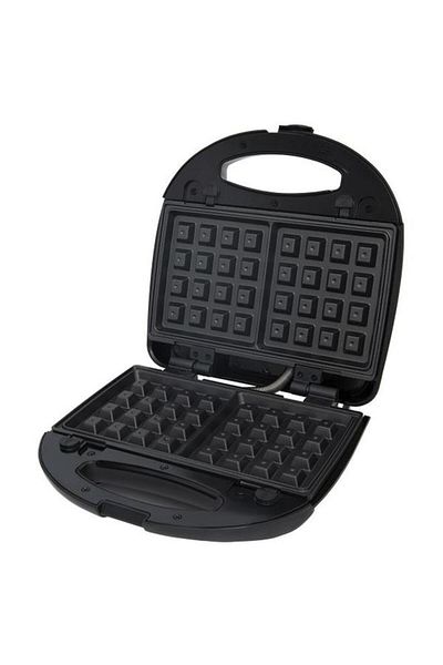 ALSAIF Sandwich And Waffle Maker 700 Watt 2×1 Black