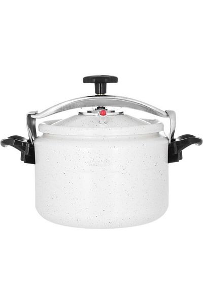 ALSAIF Granite Pressure Cooker 7 Liters White