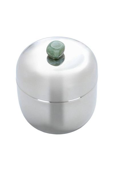 ALSAIF Steel Spice Box 10X10X10 Cm Silver