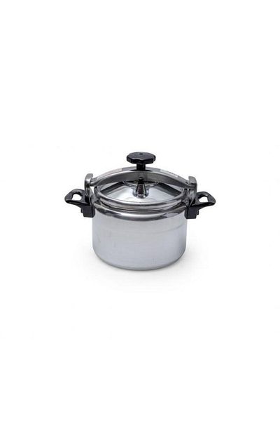 ALSAIF Aluminum Pressure Cooker 9 Liters Silver
